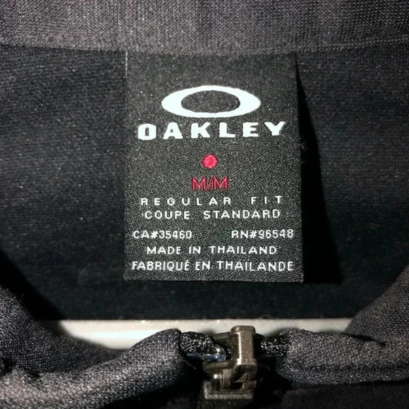 Oakley Range Pullover Fleece Blackout Light Heather Regular Fit Size Medium - Picture 2 of 7